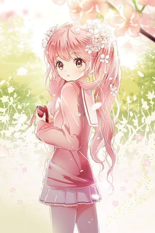 Anime Girl Pink Hair Kid