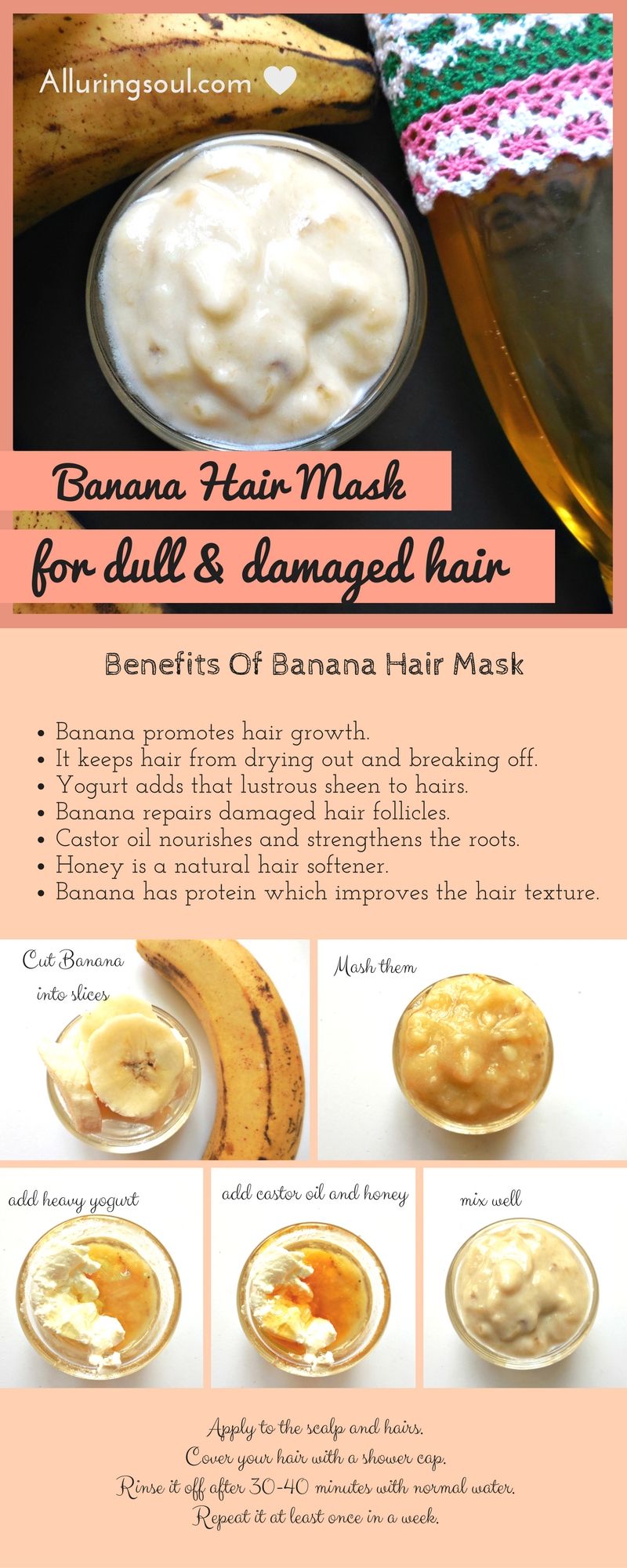 Banana Hair Mask For Dry Hair