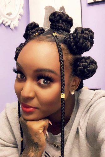 Bantu Knots Hair Style